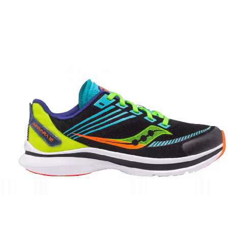 Saucony Kinvara 12 Big Kid 'Black Green'