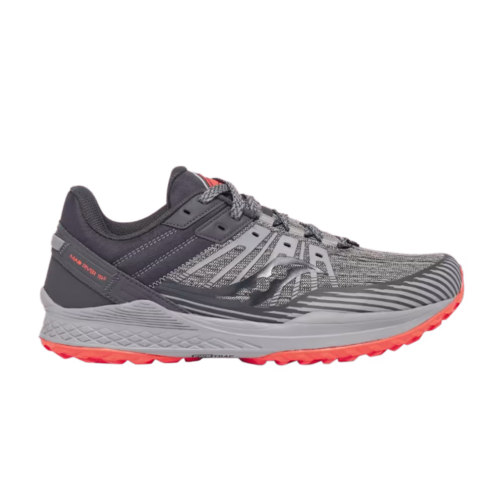 Saucony Mad River TR 2 Grey ViZi Red