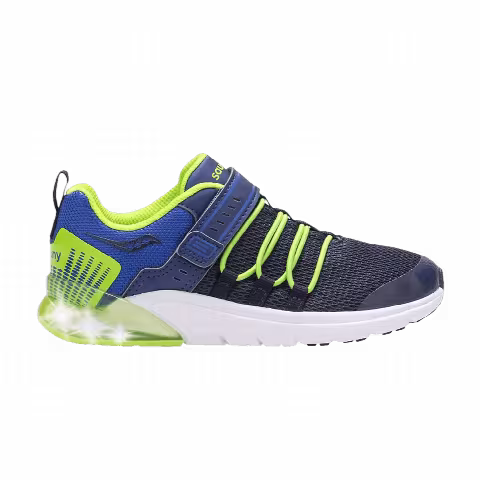 Saucony Flash Glow 2.0 Big Kid 'Navy Green'