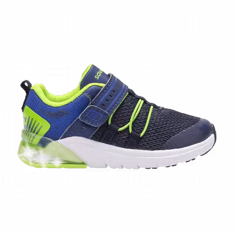 Saucony Flash Glow 2.0 Little Kid 'Navy Green'