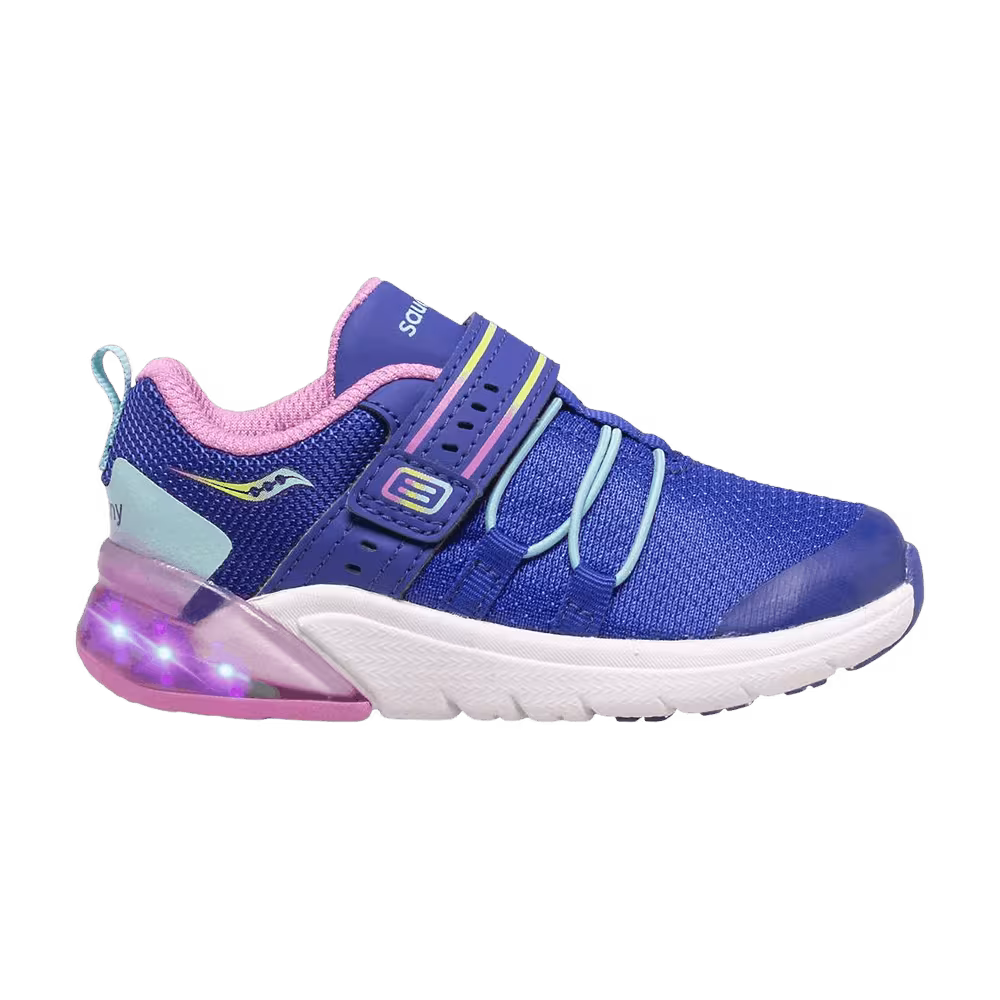 Saucony Flash Glow 2.0 Little Kid Navy Pink