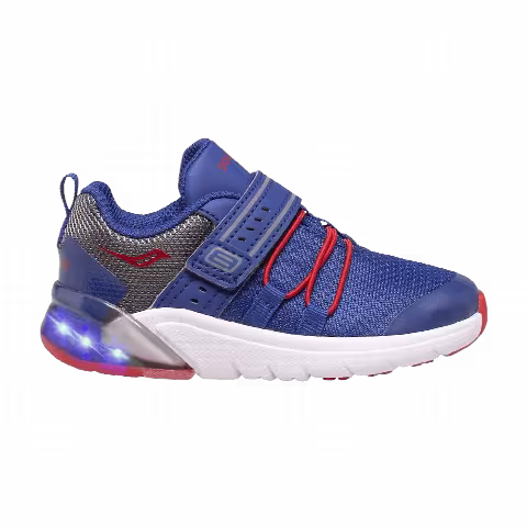 Saucony Flash Glow 2.0 Little Kid 'Navy Red'