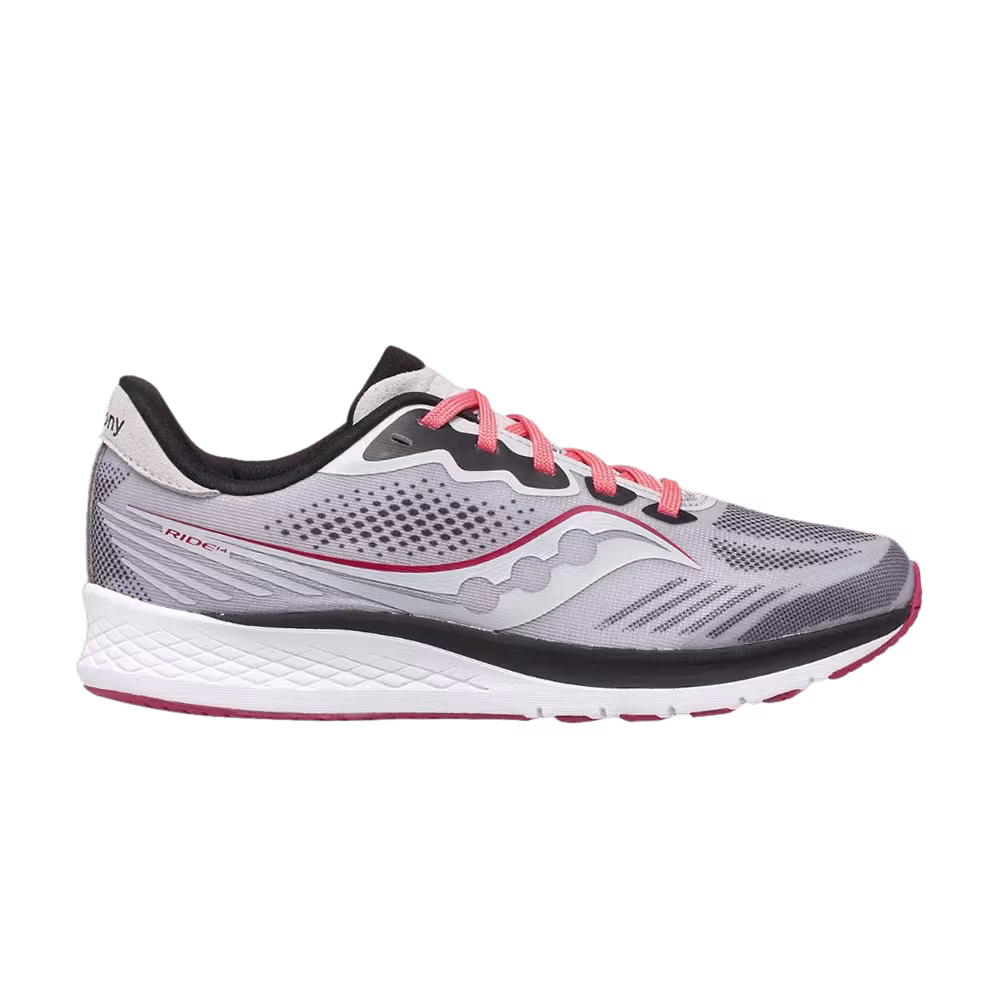 Saucony Ride 14 Big Kid Fog Cherry