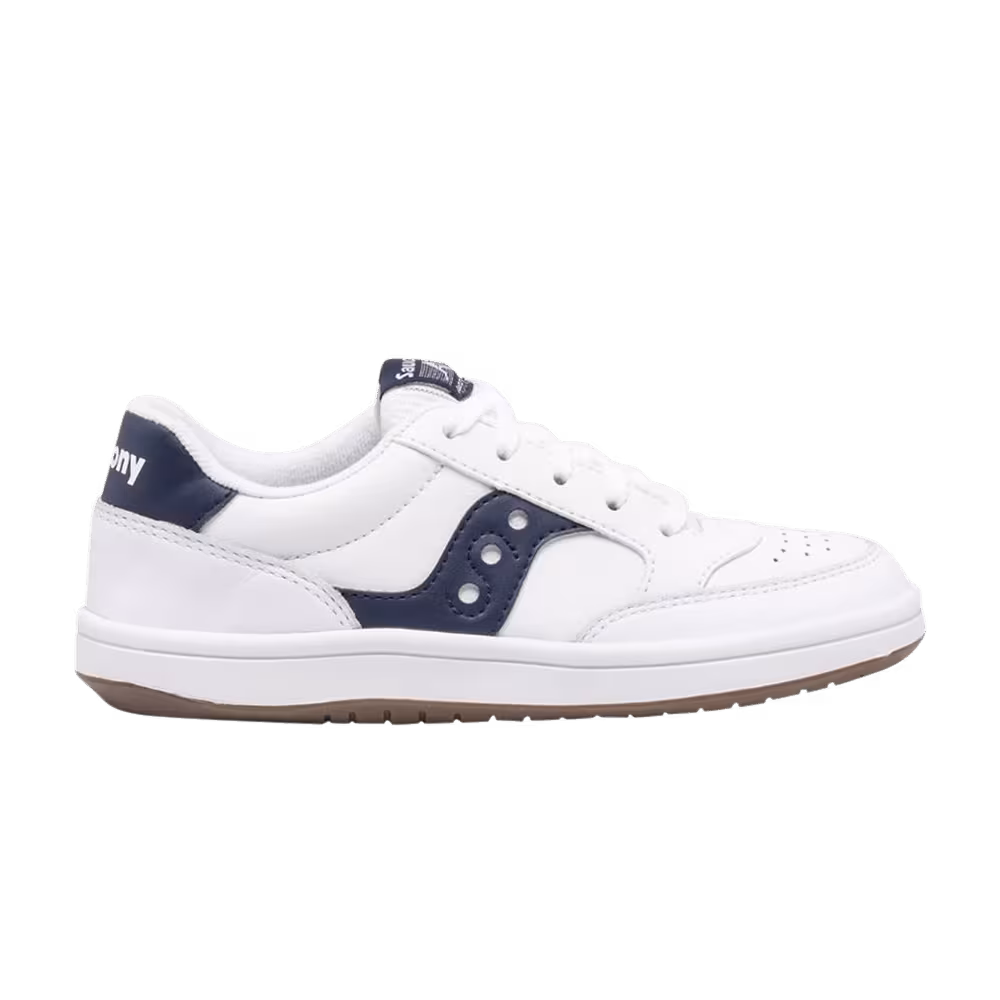 Saucony Jazz Court Big Kid White Navy