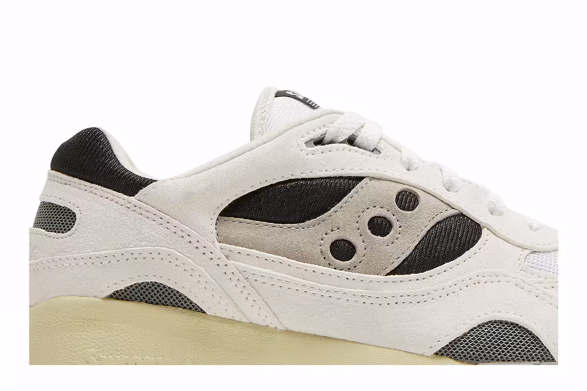 Saucony Shadow 6000 White Black, view 3