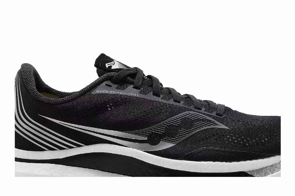 Saucony Endorphin Pro Black Silver, view 3