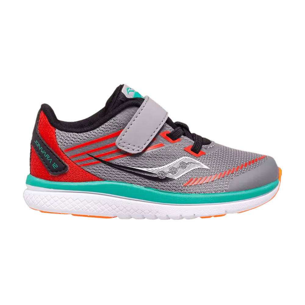 Saucony Kinvara 12 Little Kid Grey Orange