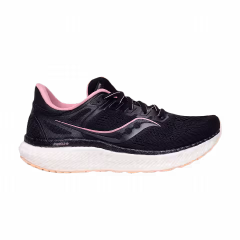 Saucony Wmns Hurricane 23 Wide 'Black Rosewater'