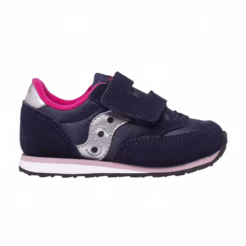 Saucony Jazz Hook & Loop Little Kid 'Navy Pink'