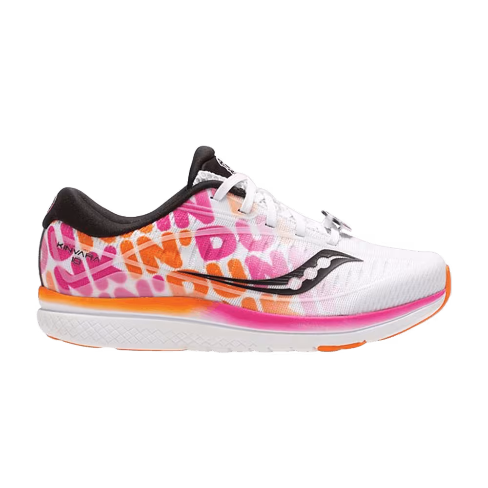 Dunkin' x Saucony Kinvara 10 Kids Classic Dunkin' Print
