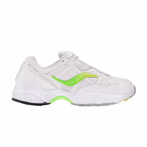 Kith x Saucony Grid Web 'Slime Yellow'