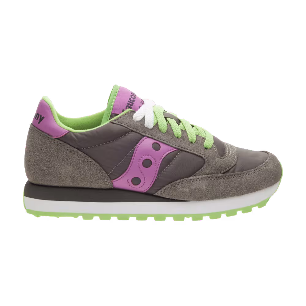 Saucony Women's Jazz Original Dark Grey Rose Violet