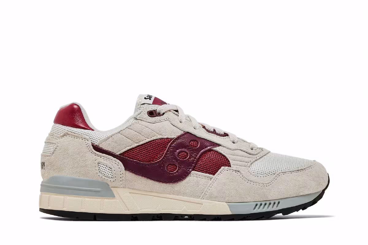 Saucony Shadow 5000 Beige Red, view 2