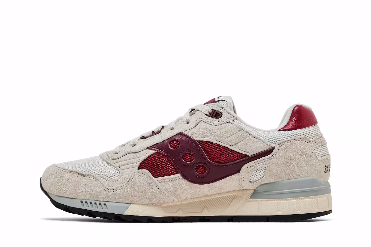 Saucony Shadow 5000 Beige Red, view 4