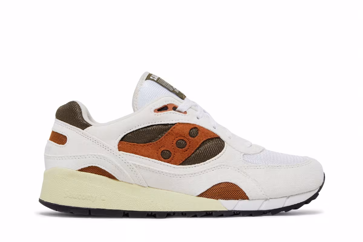 Saucony Shadow 6000 White Rust, view 2