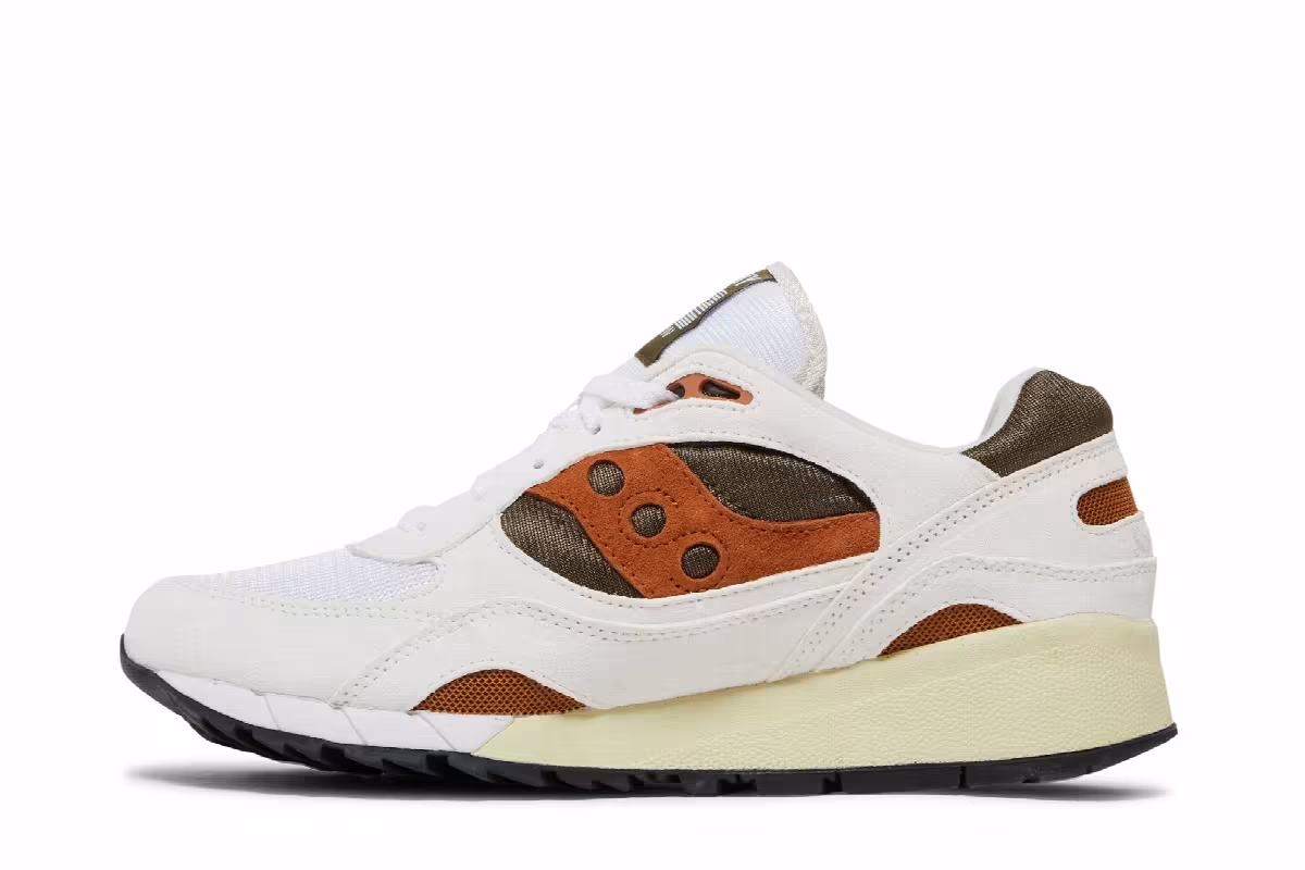 Saucony Shadow 6000 White Rust, view 4