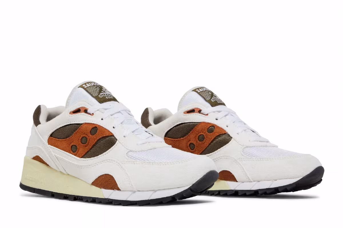 Saucony Shadow 6000 White Rust, view 9