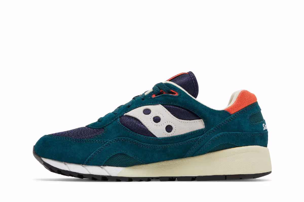 Saucony Shadow 6000 Green Navy, view 4