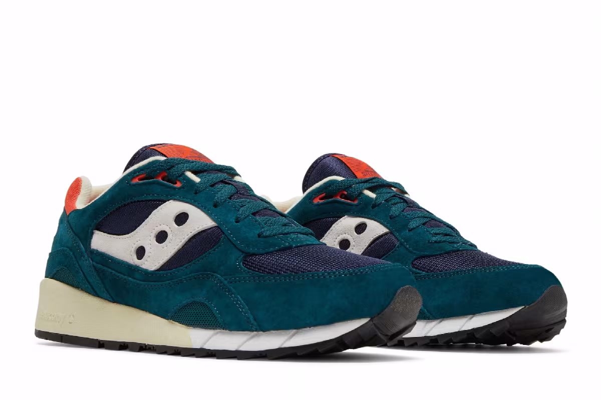 Saucony Shadow 6000 Green Navy, view 9