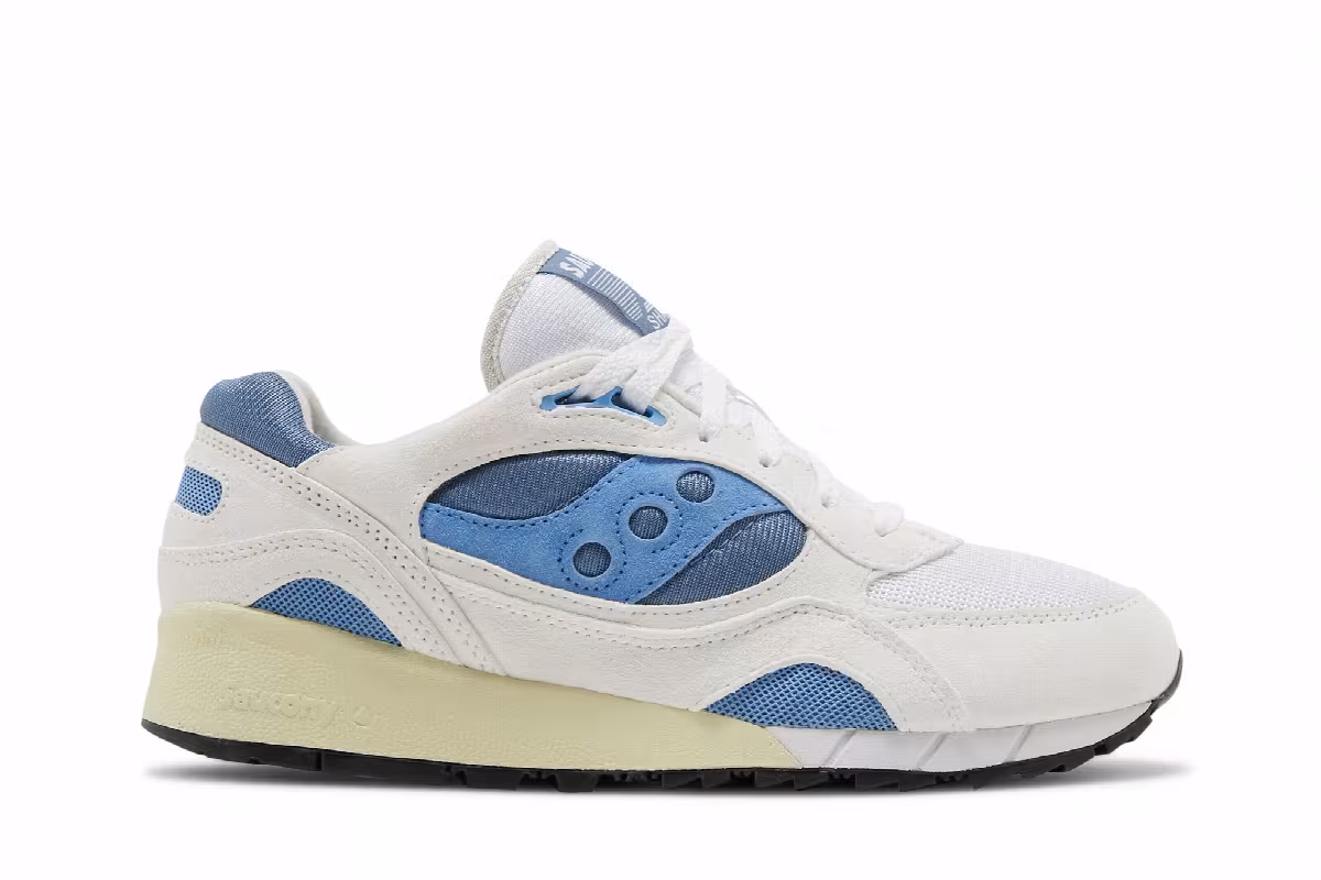 Saucony Shadow 6000 White Blue, view 2