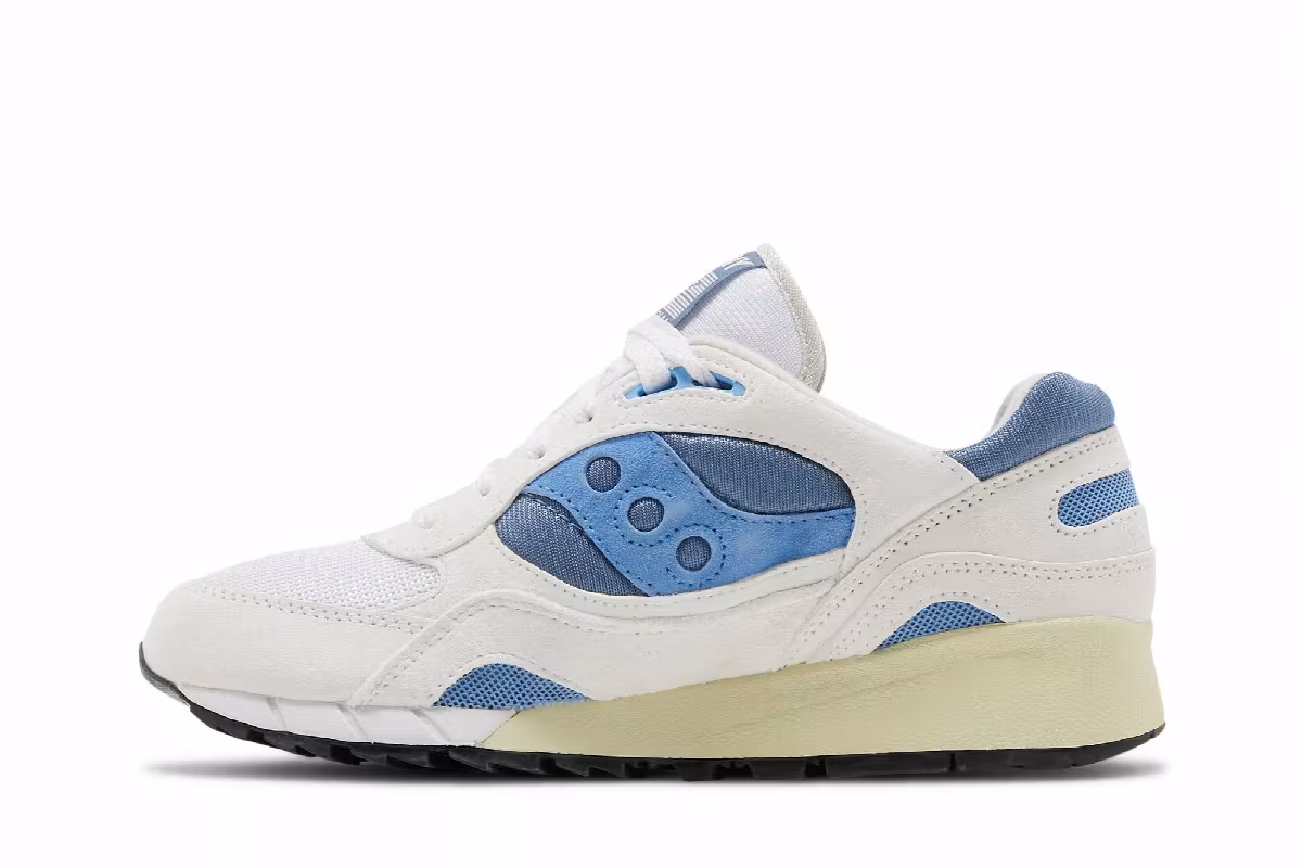 Saucony Shadow 6000 White Blue, view 4