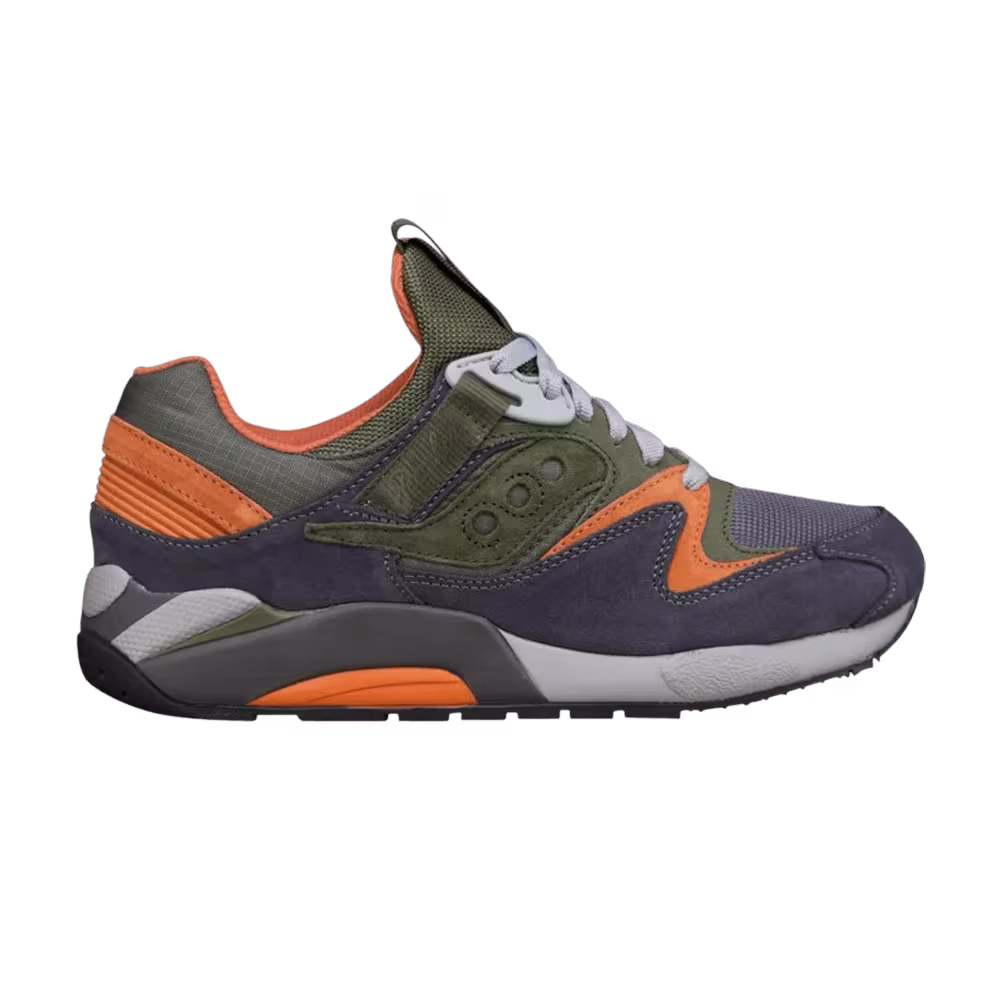 Packer x Saucony Grid 9000 Trail Pack - Green Orange