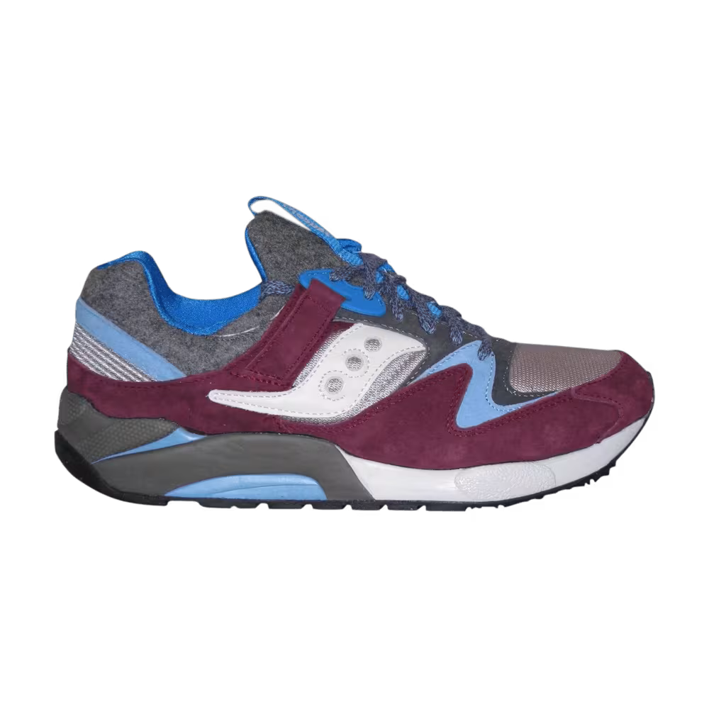 Saucony Grid 9000 Grey Burgundy