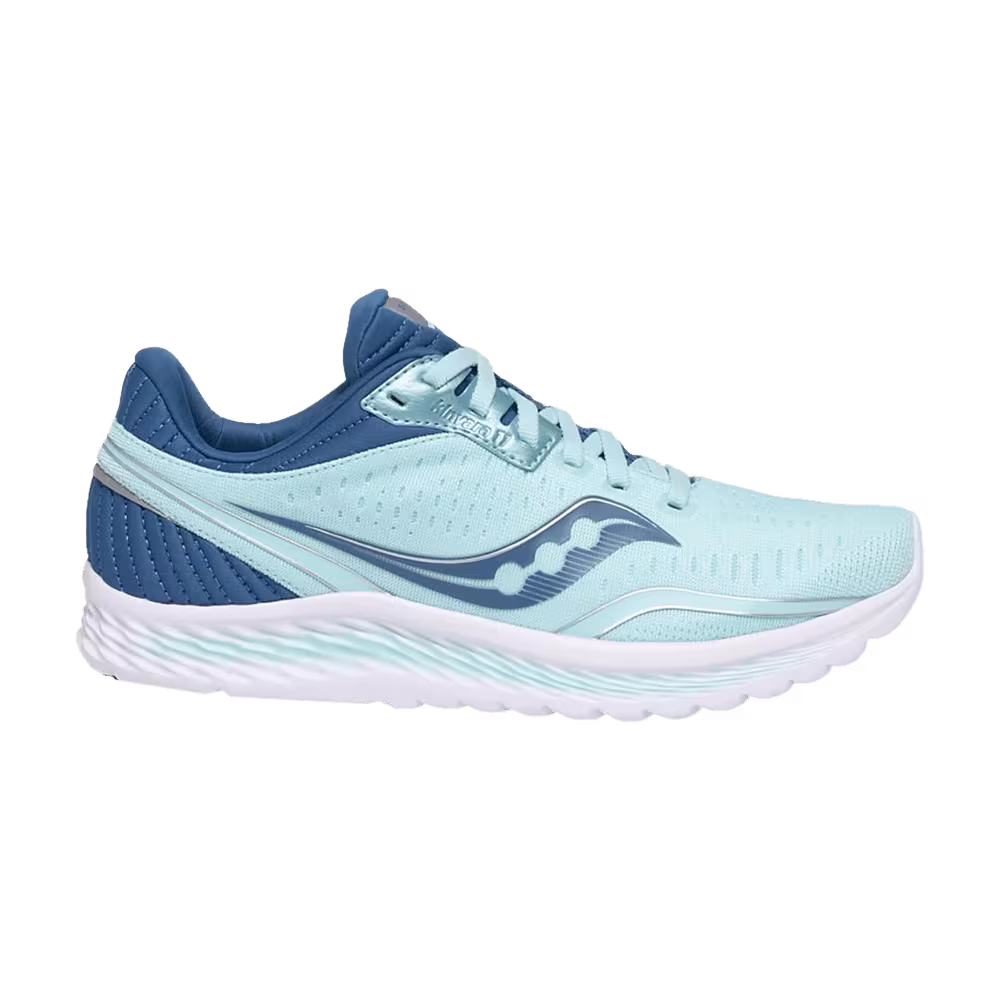 Saucony Women's Kinvara 11 Wide Aqua Blue