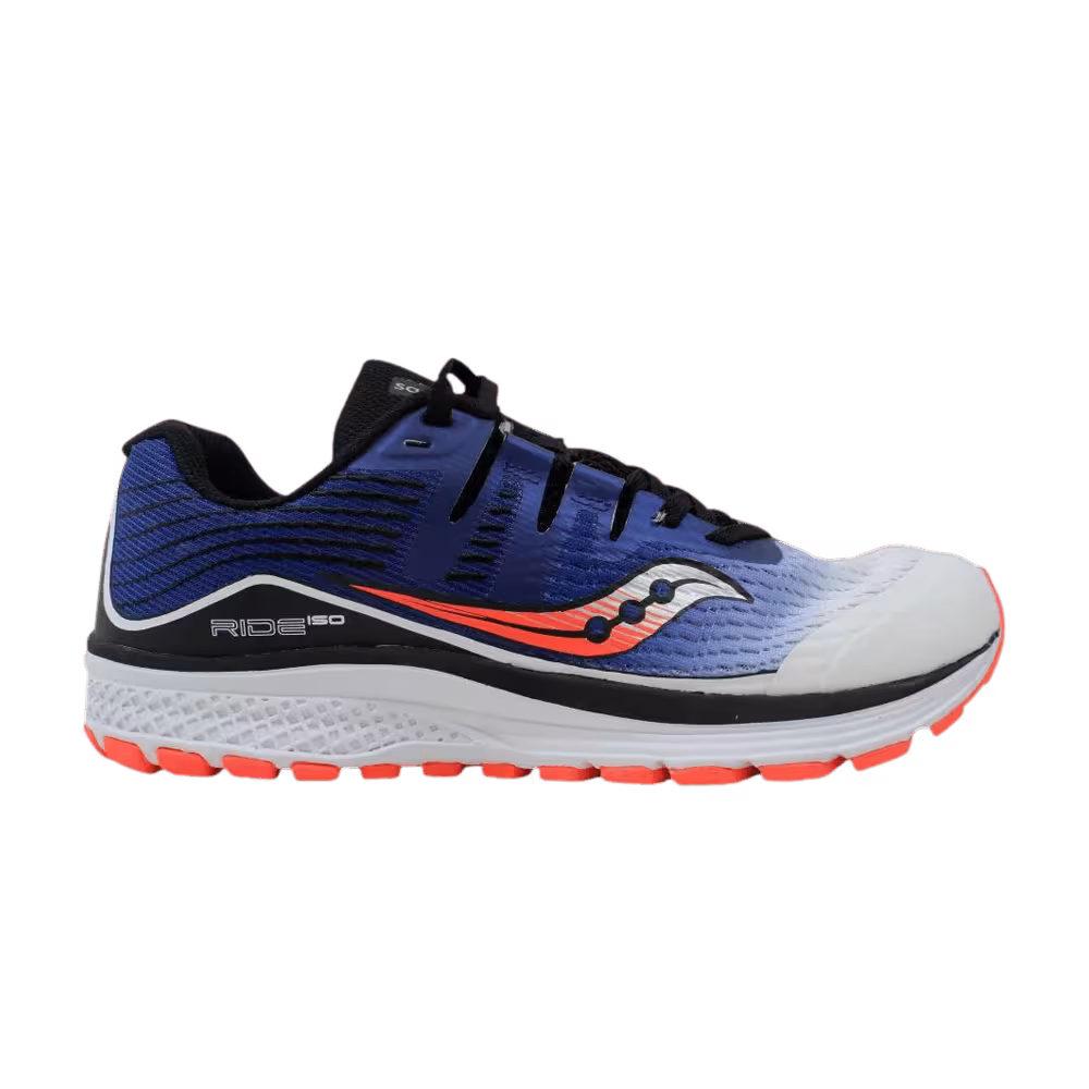 Saucony Ride ISO GS Blue Vizio Red