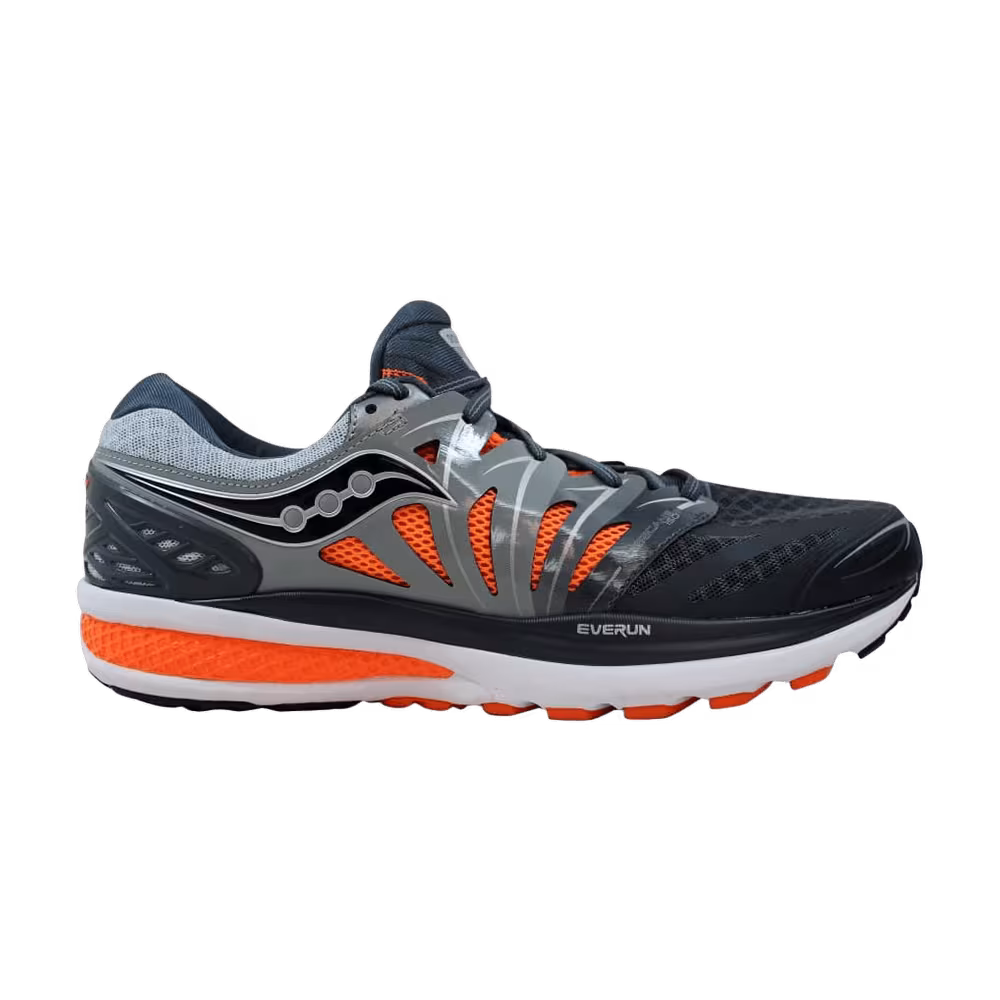 Saucony Hurricane ISO 2 Grey Charcoal Orange