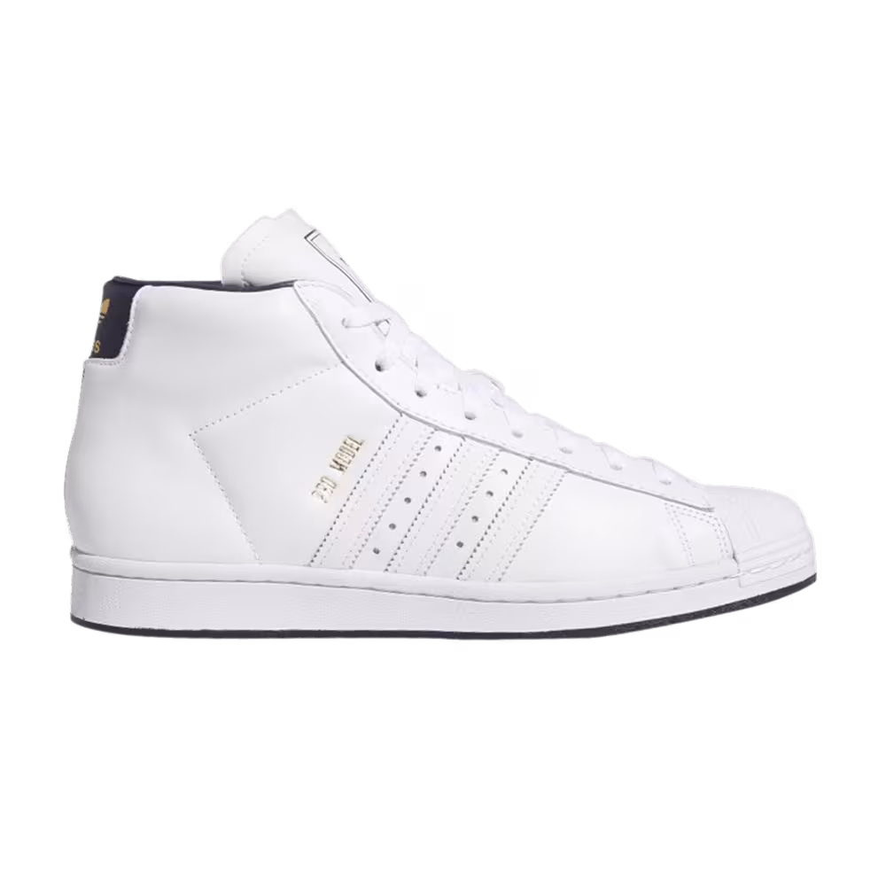 Adidas Pro Model White Gold Metallic