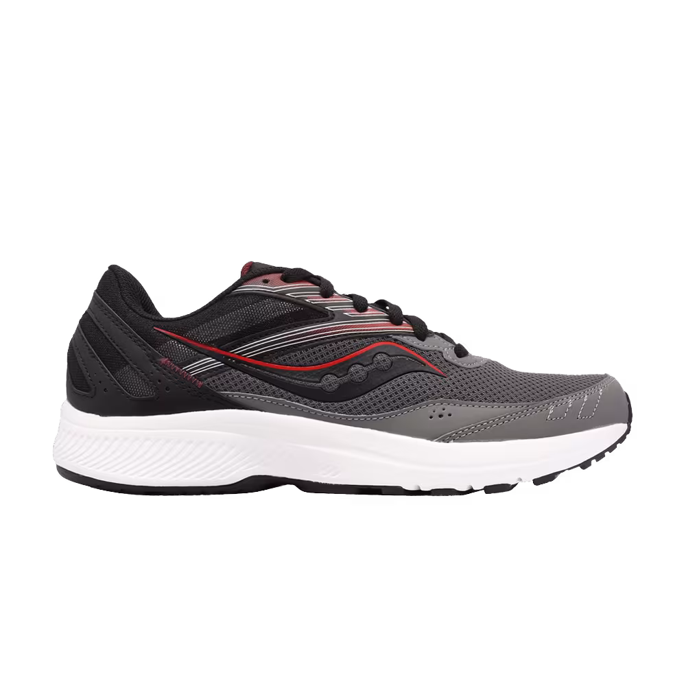Saucony Cohesion 15 Charcoal Red Sky