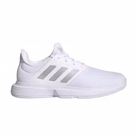 Adidas Wmns GameCourt 'White Silver Metallic'