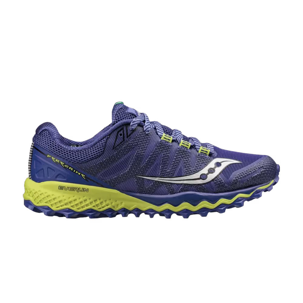 Saucony Women's Peregrine 7 Blue Citron