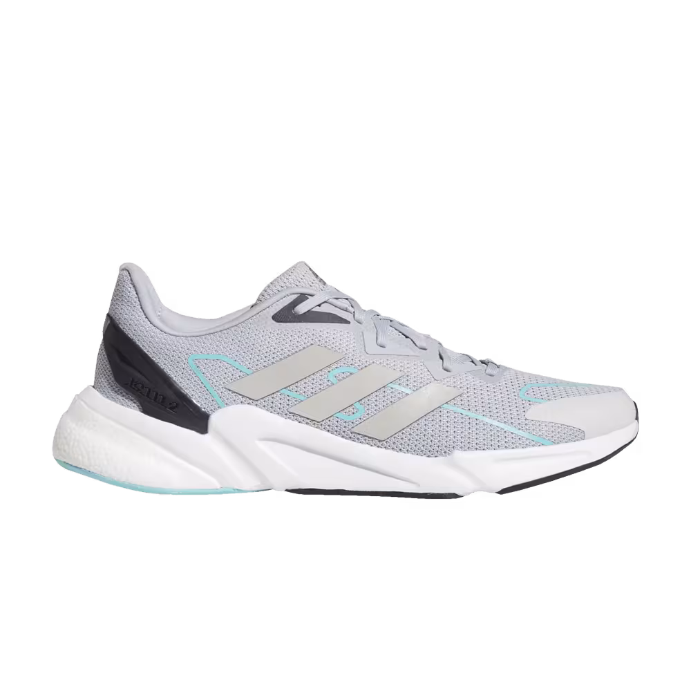 Adidas X9000L2 Halo Silver Pulse Aqua