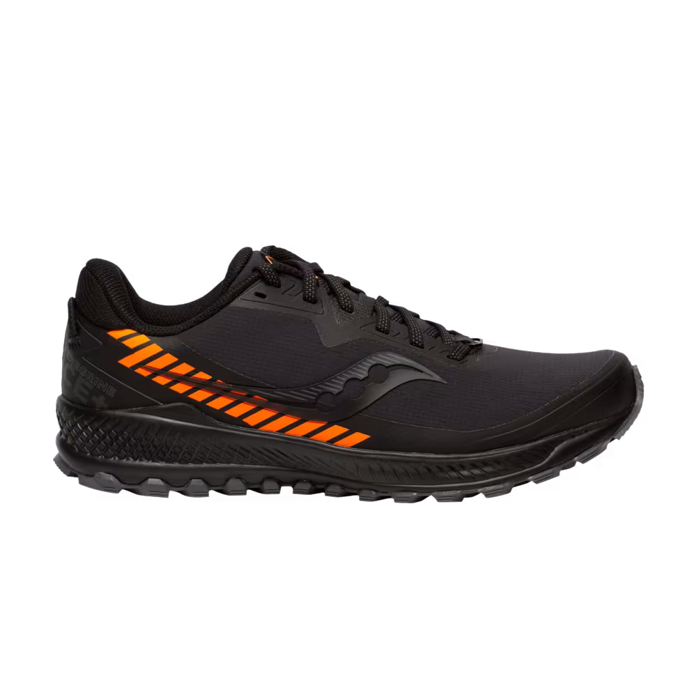 Saucony Peregrine ICE+ Black Vizi Orange