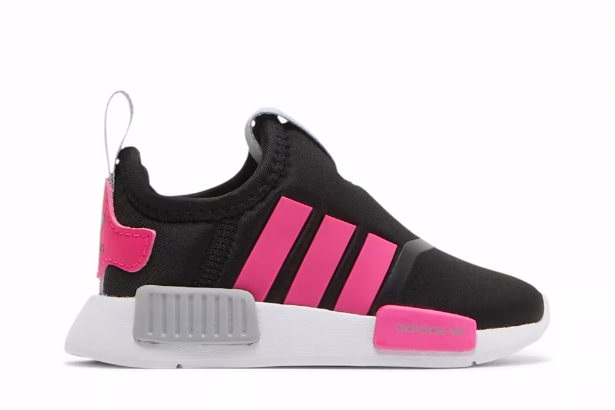 Adidas NMD 360 Infant Black Shock Pink, view 2