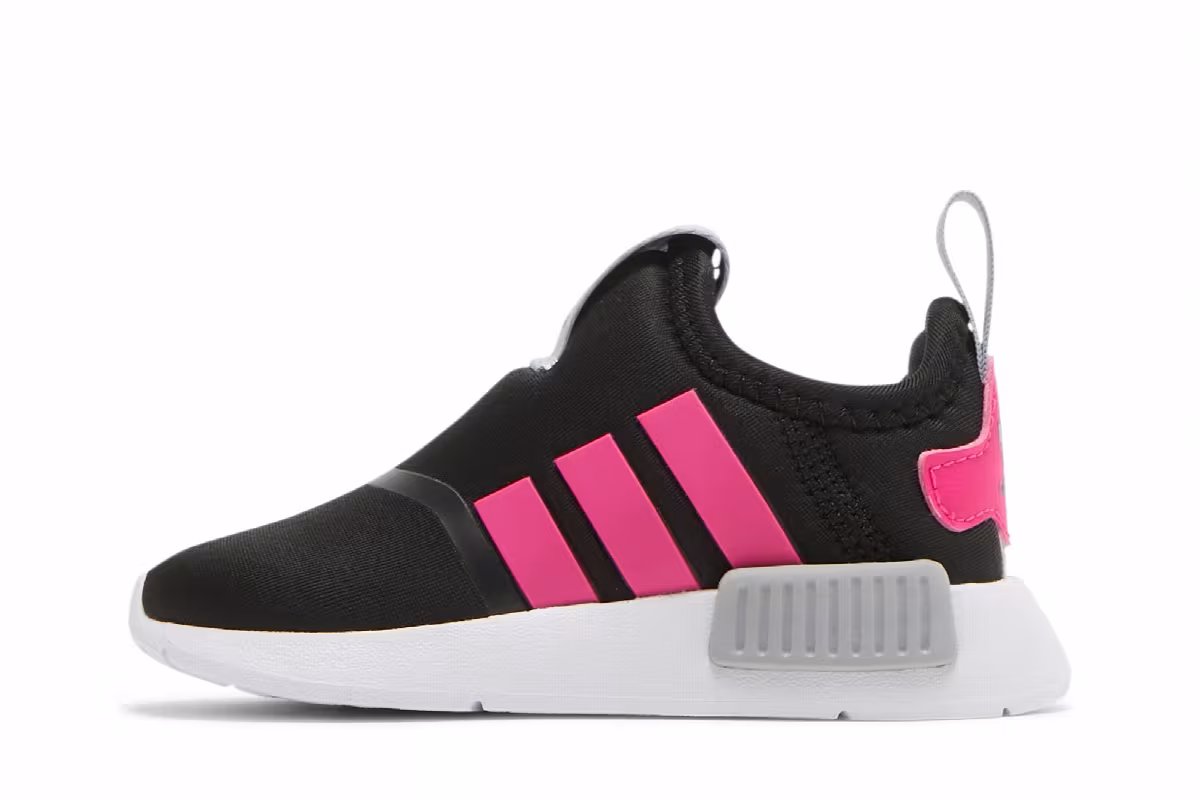 Adidas NMD 360 Infant Black Shock Pink, view 4