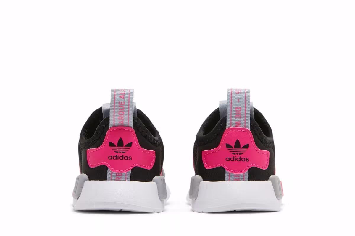 Adidas NMD 360 Infant Black Shock Pink, view 7