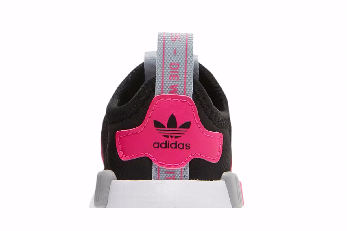 Adidas NMD 360 Infant Black Shock Pink, view 8