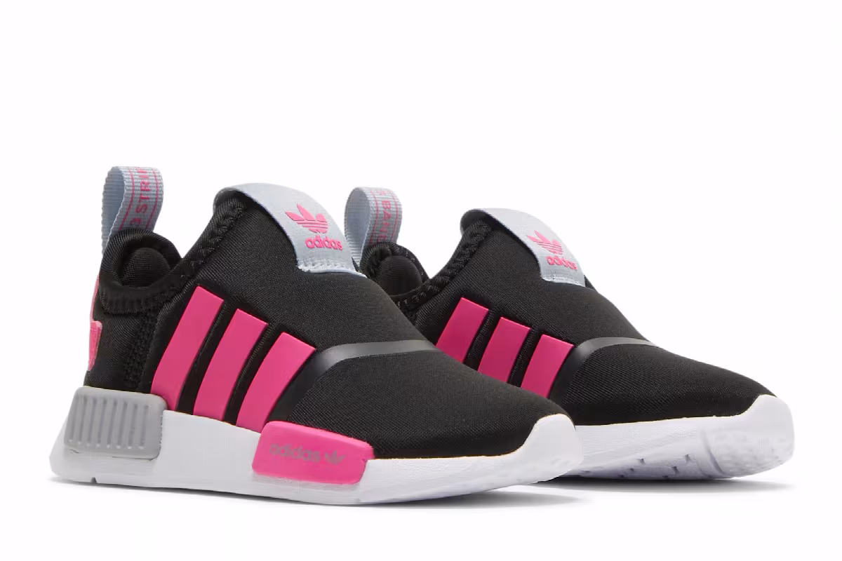 Adidas NMD 360 Infant Black Shock Pink, view 9