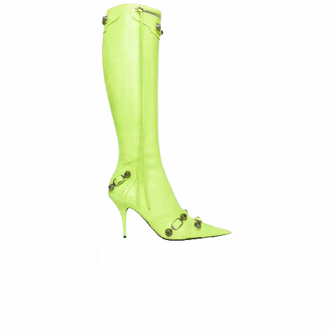 Balenciaga Wmns Cagole 90mm Boot 'Neon Yellow'
