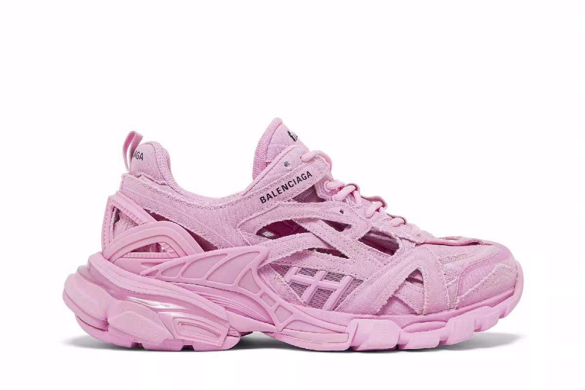 Balenciaga Women's Track.2 Sneaker Pink, view 2