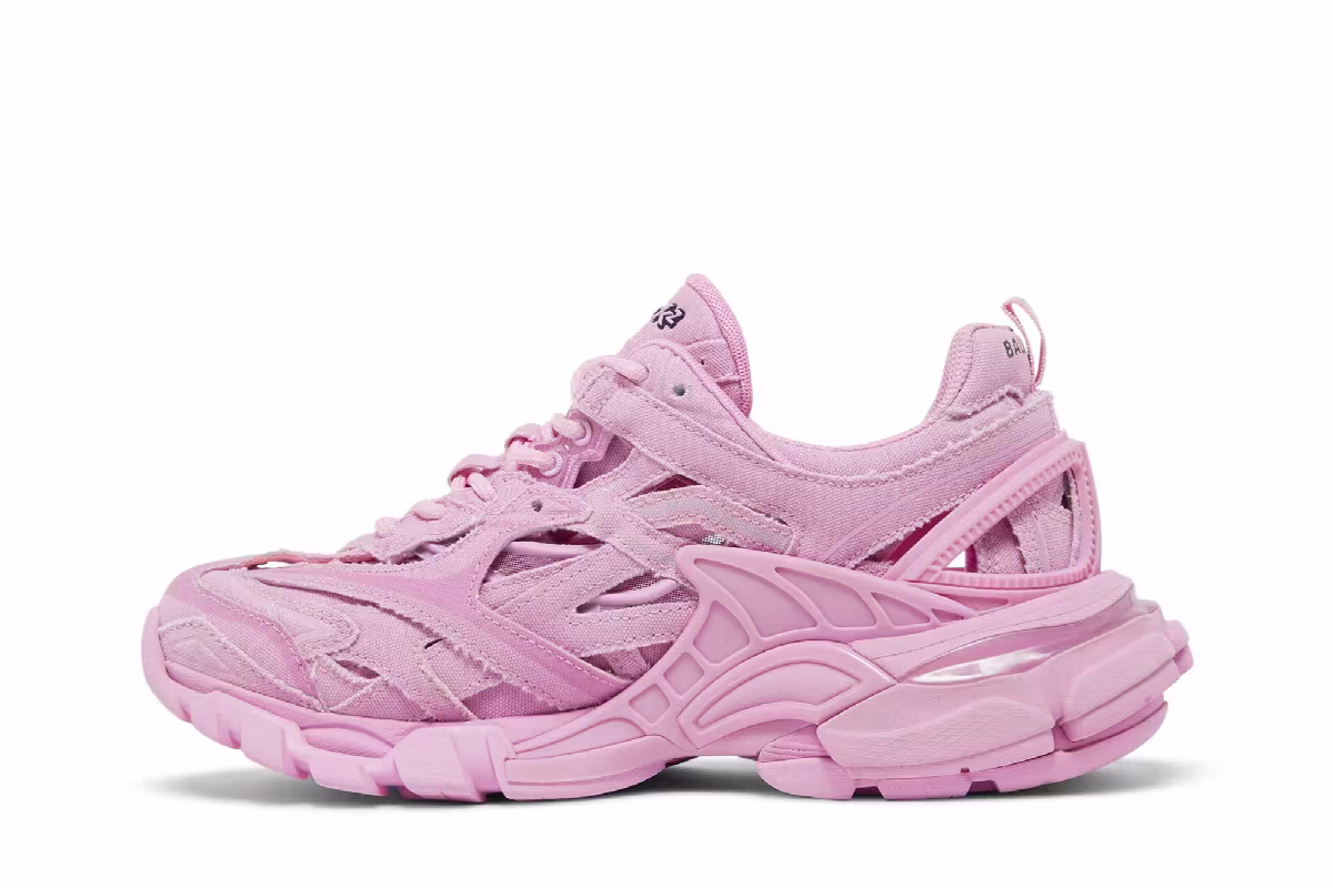 Balenciaga Women's Track.2 Sneaker Pink, view 4