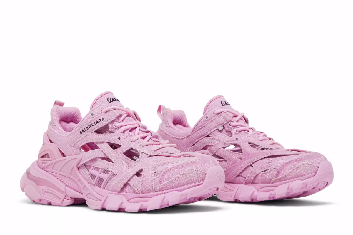 Balenciaga Women's Track.2 Sneaker Pink, view 9