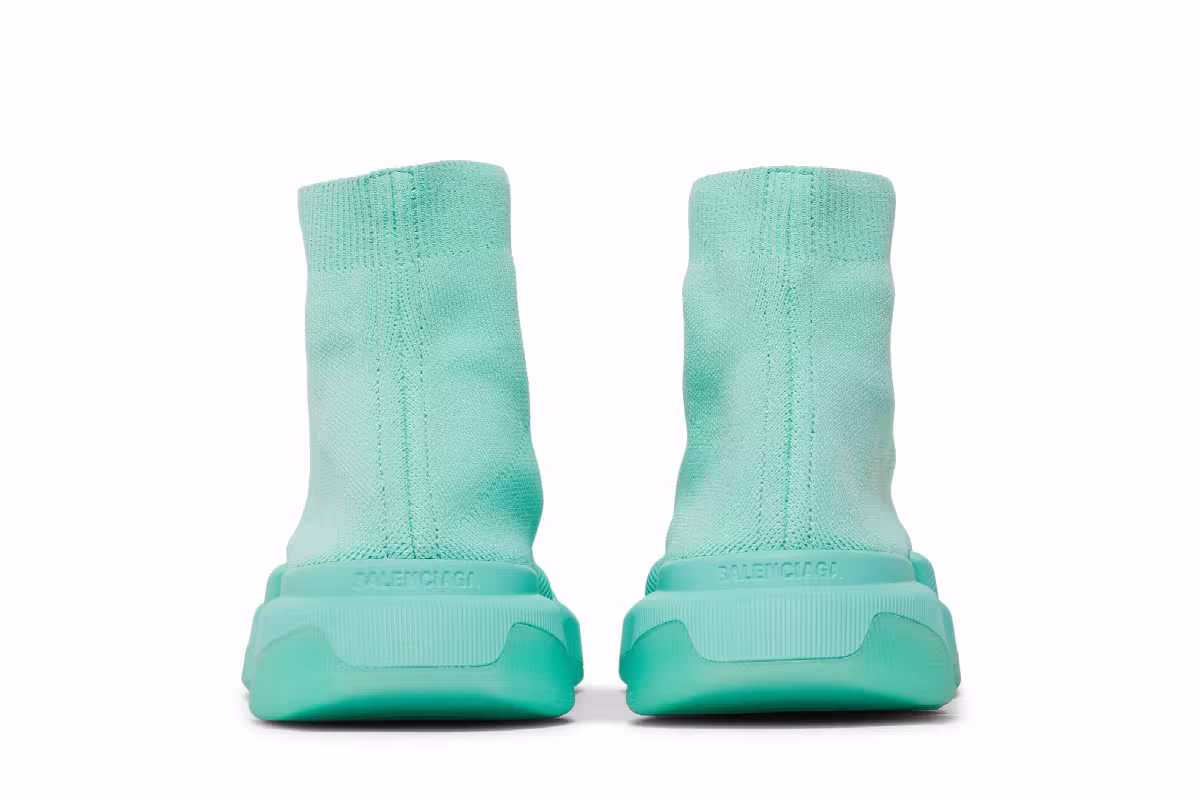 Balenciaga Recycled Speed 2.0 Sneaker Light Green, view 7