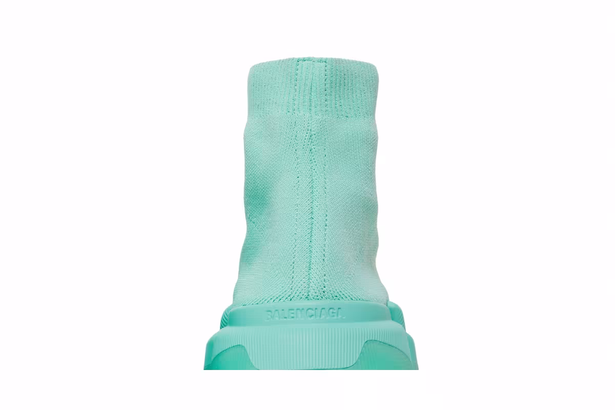 Balenciaga Recycled Speed 2.0 Sneaker Light Green, view 8