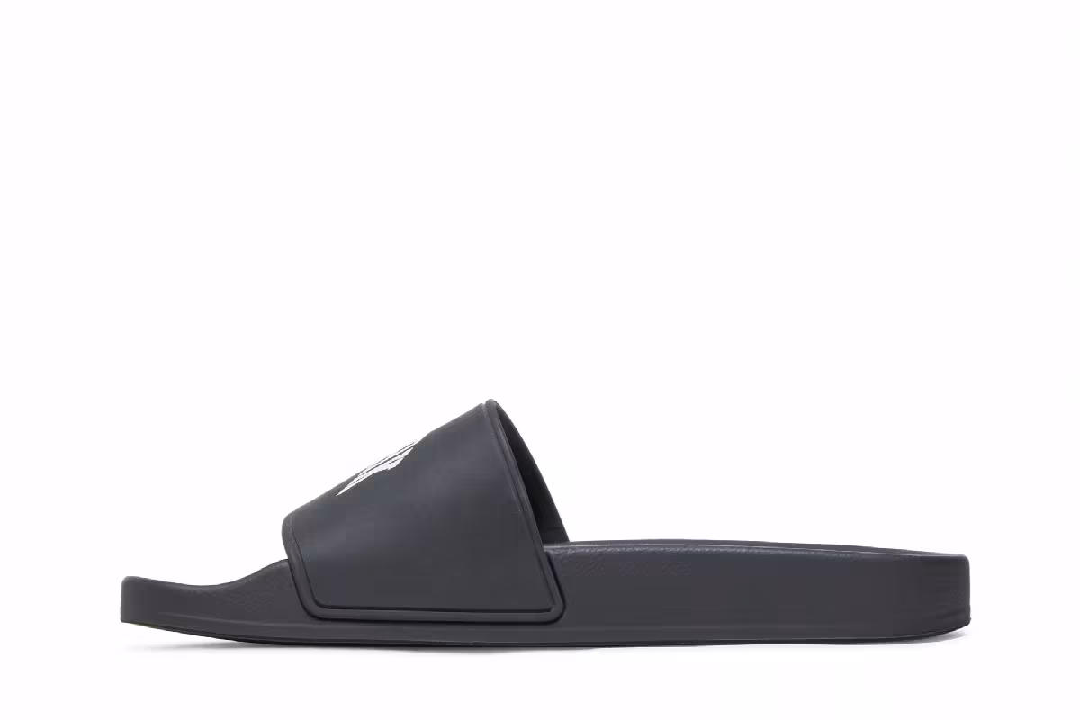Balenciaga Women's Pool Slides Cities New York - Black, view 4
