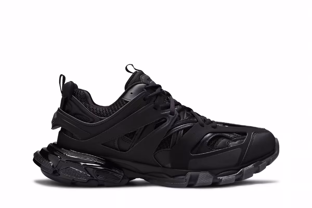Balenciaga Track Sneaker Clear Sole - Black, view 2