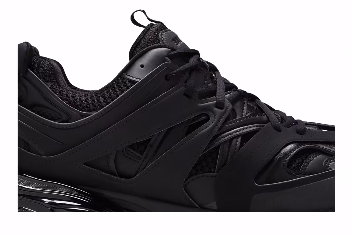 Balenciaga Track Sneaker Clear Sole - Black, view 3